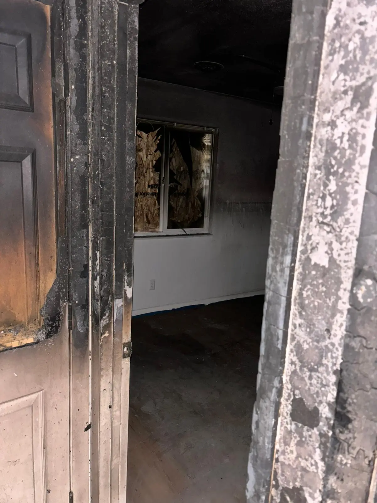 fire damaged house in Colorado fire damaged house in Colorado